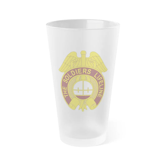 424 Medical Battalion (U.S. Army) Frosted Pint Glass 16oz-Go Mug Yourself