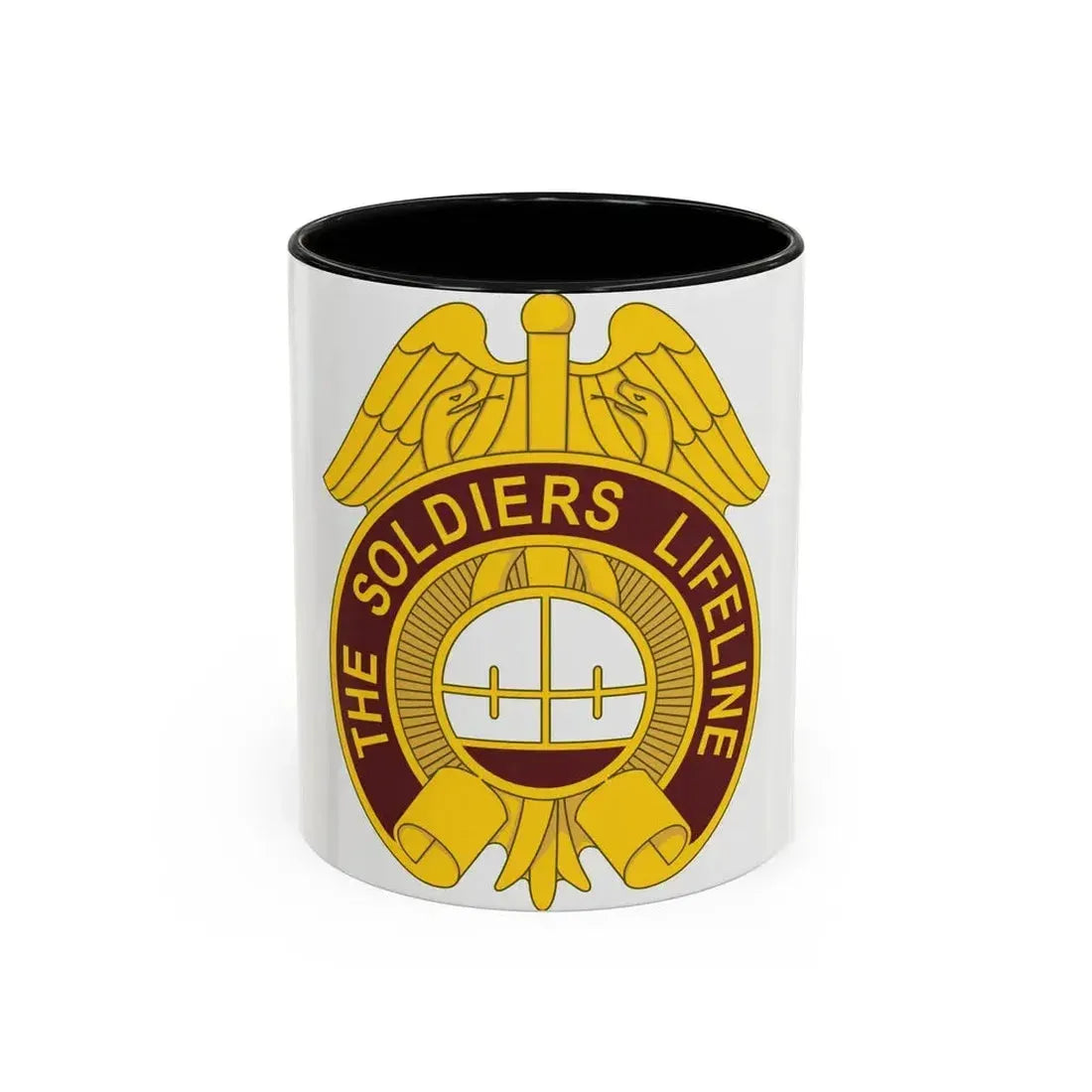 424 Medical Battalion (U.S. Army) Accent Coffee Mug 11oz Black - Go Mug Yourself
