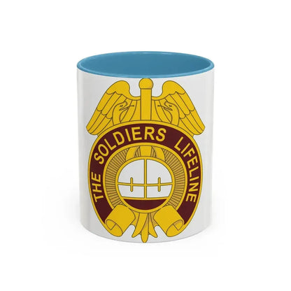 424 Medical Battalion (U.S. Army) Accent Coffee Mug 11oz Light Blue - Go Mug Yourself
