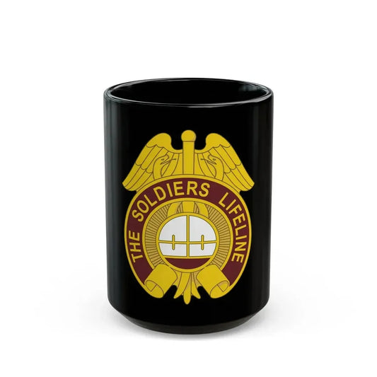 424 Medical Battalion (U.S. Army) Black Coffee Mug 15oz - Go Mug Yourself