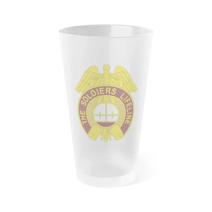 424 Medical Battalion (U.S. Army) Frosted Pint Glass 16oz Default Title - Go Mug Yourself