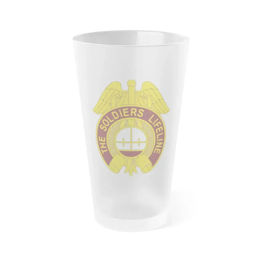 424 Medical Battalion (U.S. Army) Frosted Pint Glass 16oz Default Title - Go Mug Yourself