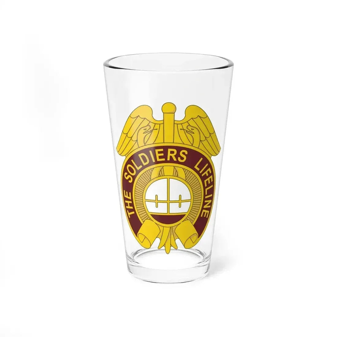 424 Medical Battalion (U.S. Army) Pint Glass 16oz 16oz - Go Mug Yourself