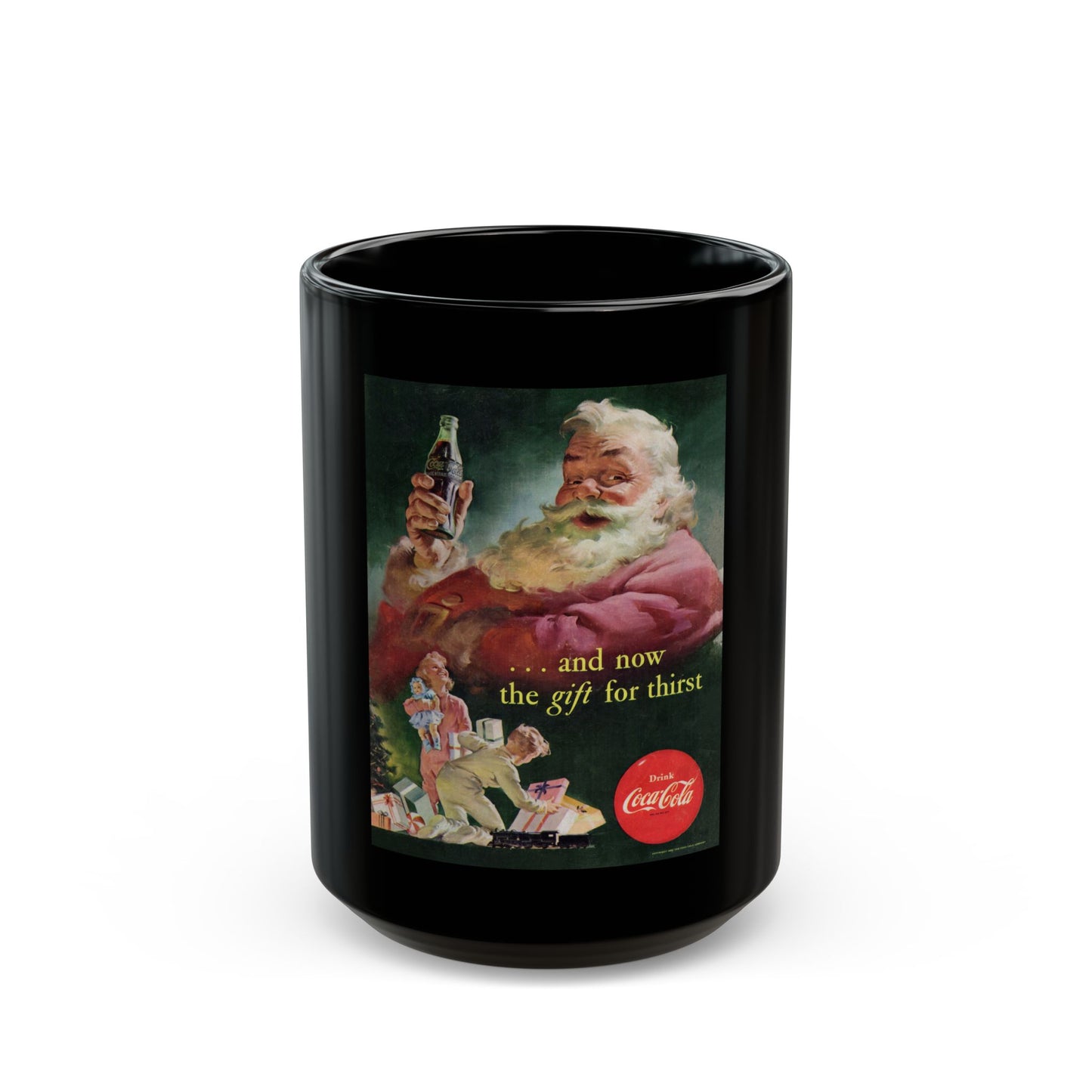 Drink Coca-Cola, Collier's, December 20, 1952 - Black Coffee Mug