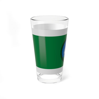 Flag of Domsod reverse (Hungary) Pint Glass 16oz