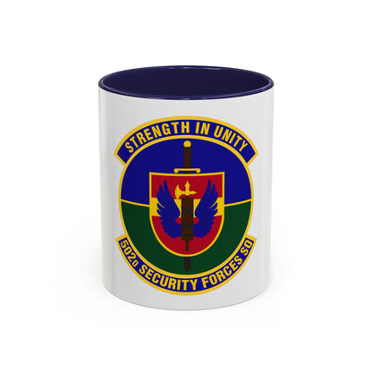 502d Security Forces Squadron (U.S. Air Force) Accent Coffee Mug