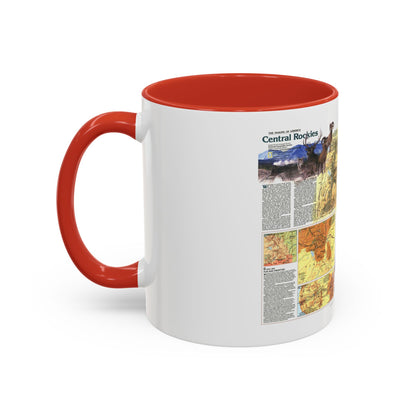 USA - Central Rockies 2 (1984) (Map) Accent Coffee Mug