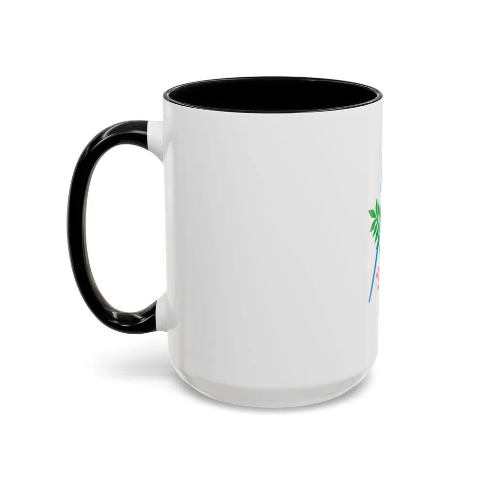 Flag of Izhevsk Russia - Accent Coffee Mug-Go Mug Yourself