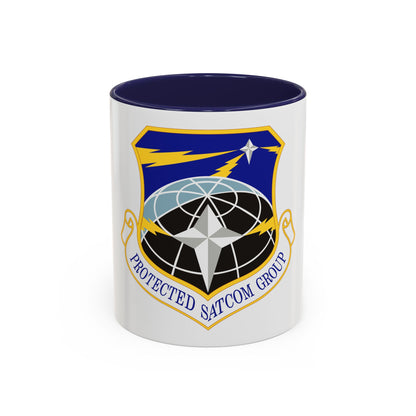 Protected SATCOM Group (U.S. Air Force) Accent Coffee Mug