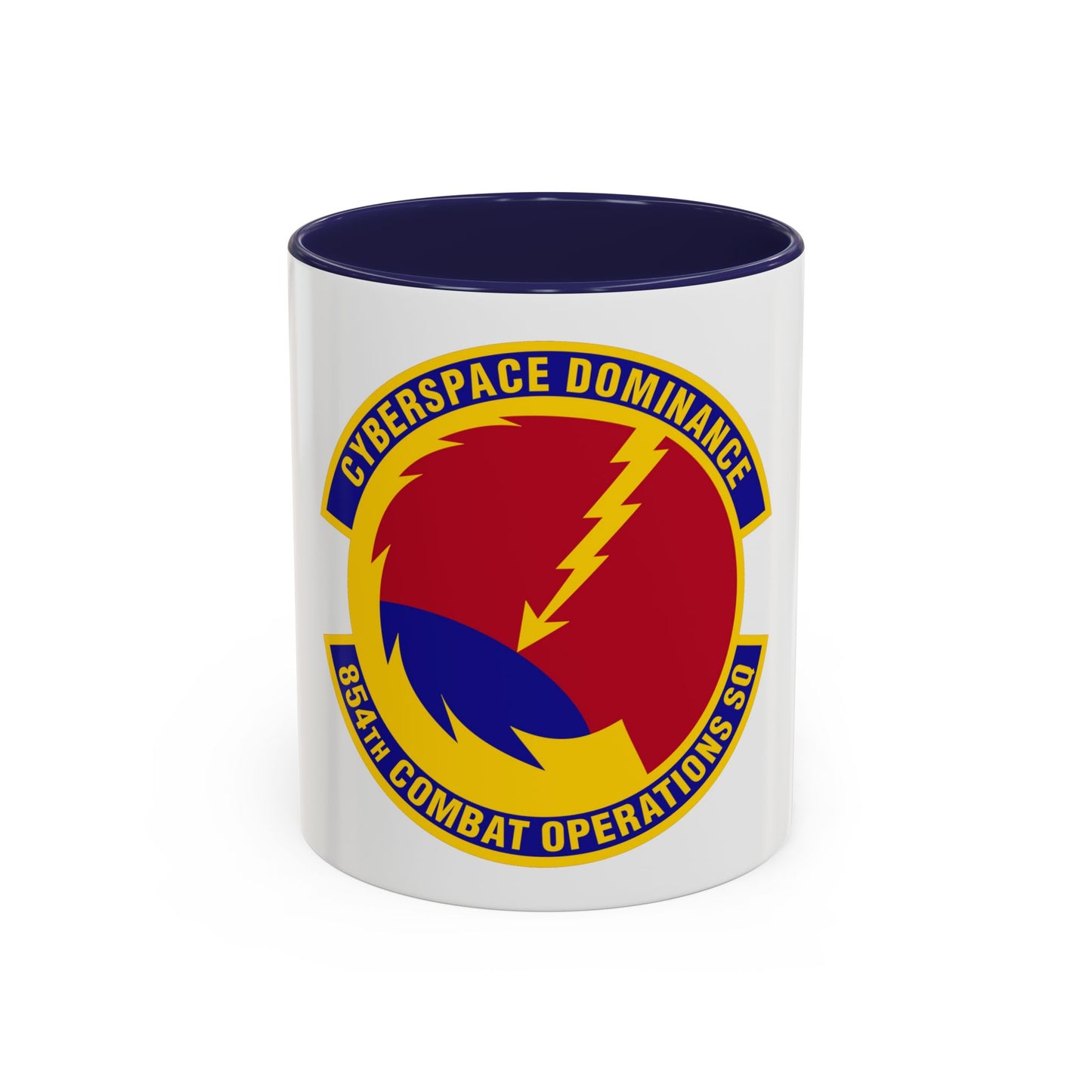 854 Combat Operations Squadron AFRC (U.S. Air Force) Accent Coffee Mug