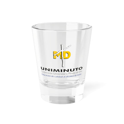 Logotipo de la Corporación Universitaria Minuto de Dios (Colombia) (Coat of Arms) Shot Glass 1.5oz