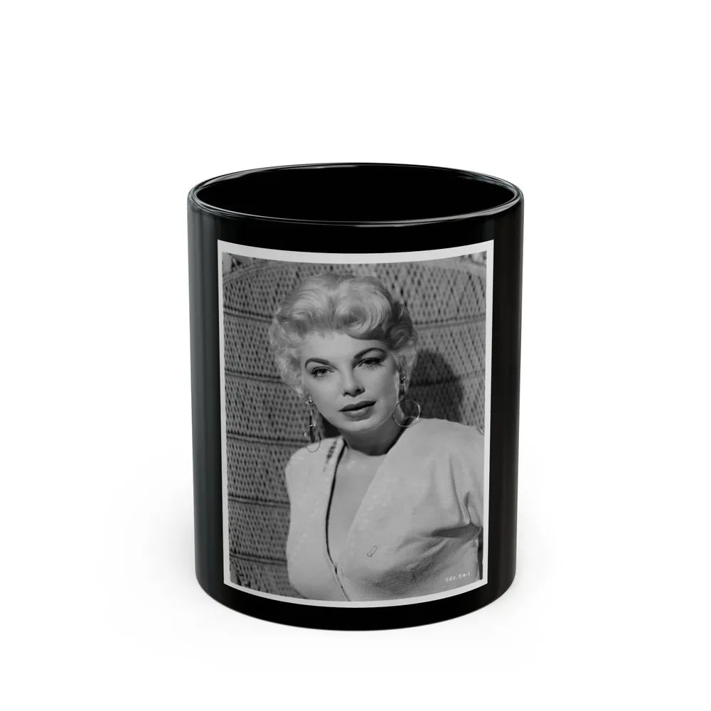 Barbara Nichols #462 (Vintage Female Icon) Black Coffee Mug-11oz-Go Mug Yourself