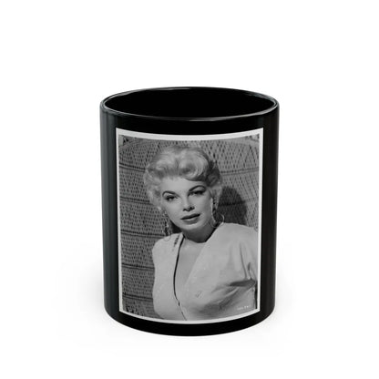 Barbara Nichols #462 (Vintage Female Icon) Black Coffee Mug-11oz-Go Mug Yourself