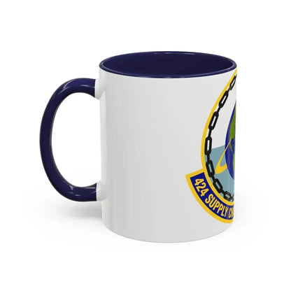 424th Supply Chain Management Squadron (U.S. Air Force) Accent Coffee Mug - Go Mug Yourself