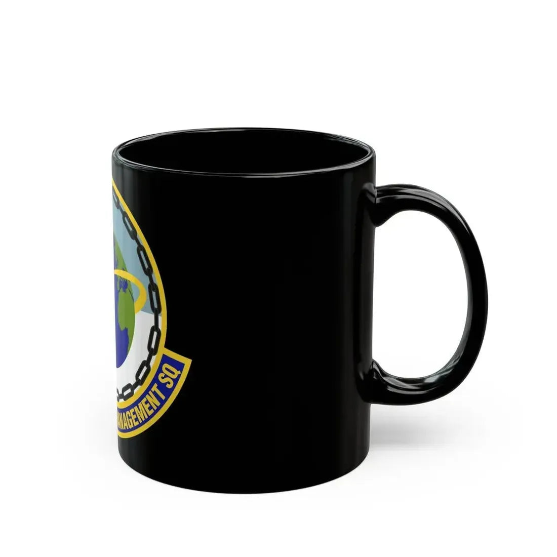 424th Supply Chain Management Squadron (U.S. Air Force) Black Coffee Mug - Go Mug Yourself