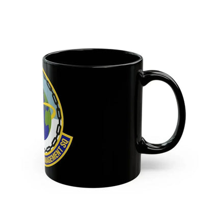 424th Supply Chain Management Squadron (U.S. Air Force) Black Coffee Mug - Go Mug Yourself
