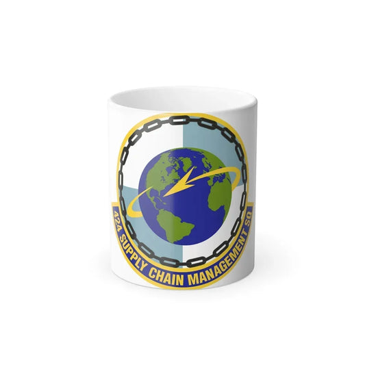 424th Supply Chain Management Squadron (U.S. Air Force) Color Changing Coffee Mug 11oz - Go Mug Yourself
