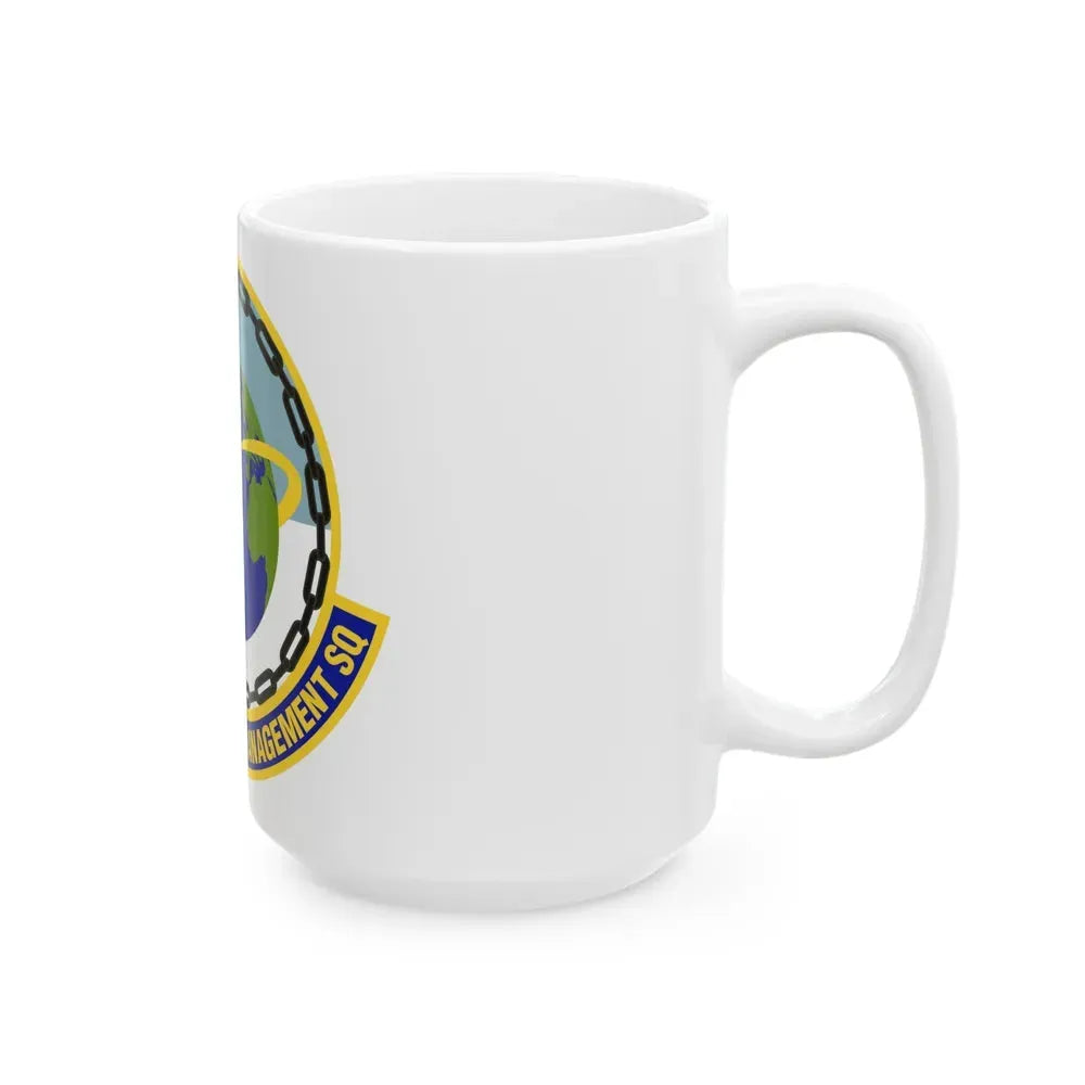 424th Supply Chain Management Squadron (U.S. Air Force) White Coffee Mug - Go Mug Yourself