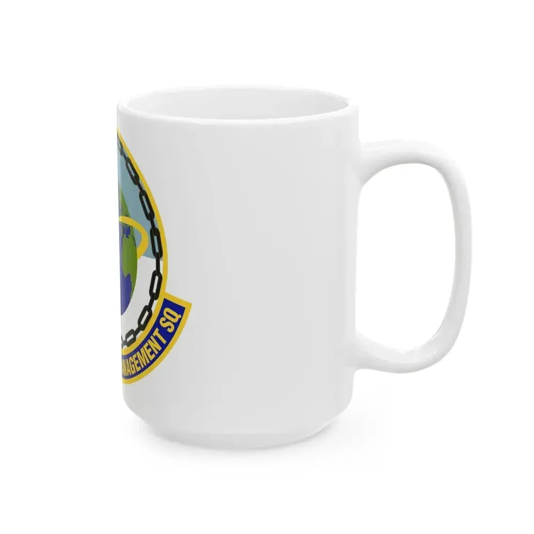 424th Supply Chain Management Squadron (U.S. Air Force) White Coffee Mug - Go Mug Yourself