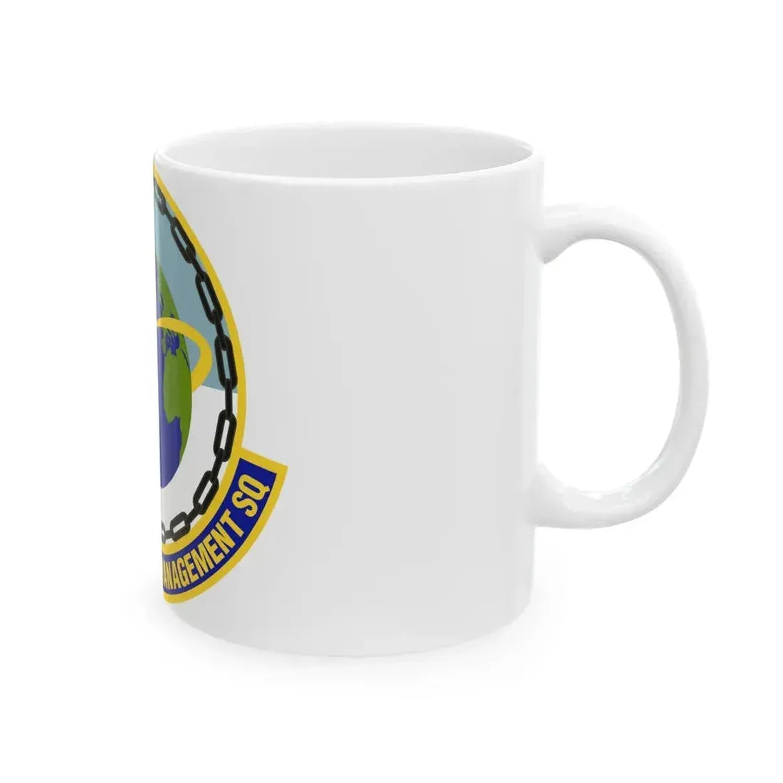 424th Supply Chain Management Squadron (U.S. Air Force) White Coffee Mug - Go Mug Yourself