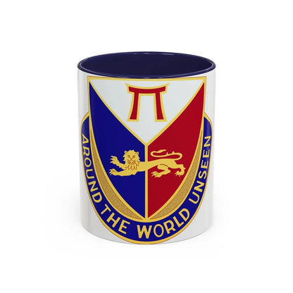 425 Infantry Regiment (U.S. Army) Accent Coffee Mug-11oz-Navy-Go Mug Yourself