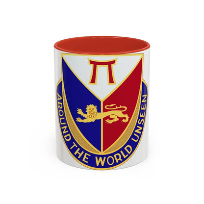 425 Infantry Regiment (U.S. Army) Accent Coffee Mug-11oz-Red-Go Mug Yourself