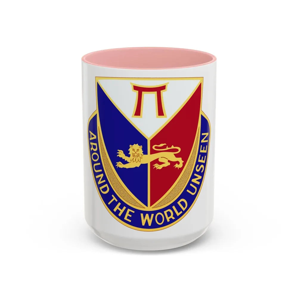 425 Infantry Regiment (U.S. Army) Accent Coffee Mug-15oz-Pink-Go Mug Yourself