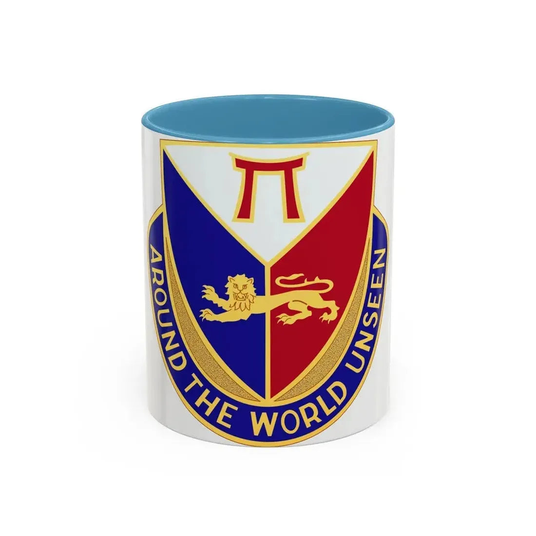 425 Infantry Regiment (U.S. Army) Accent Coffee Mug 11oz Light Blue - Go Mug Yourself