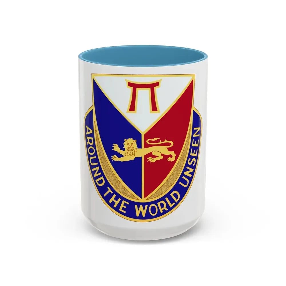 425 Infantry Regiment (U.S. Army) Accent Coffee Mug 15oz Light Blue - Go Mug Yourself