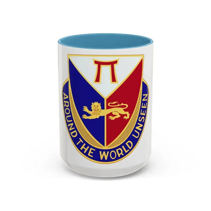425 Infantry Regiment (U.S. Army) Accent Coffee Mug 15oz Light Blue - Go Mug Yourself
