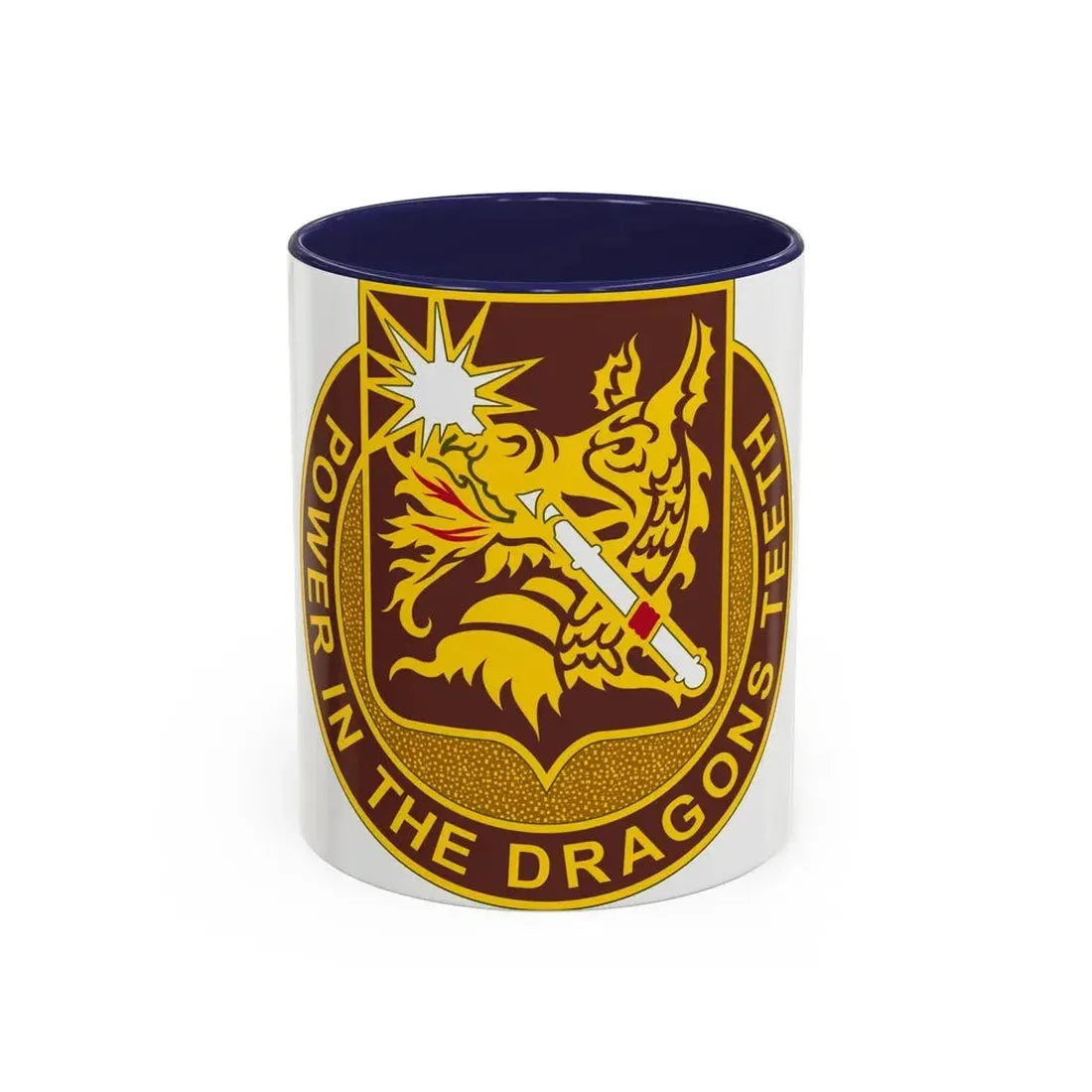 425 Medical Battalion (U.S. Army) Accent Coffee Mug 11oz Navy - Go Mug Yourself