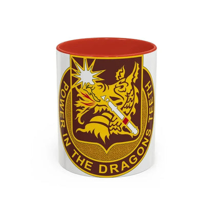 425 Medical Battalion (U.S. Army) Accent Coffee Mug 11oz Red - Go Mug Yourself