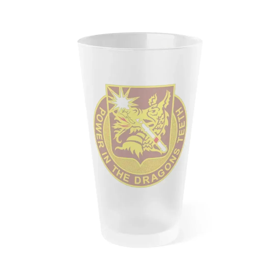425 Medical Battalion (U.S. Army) Frosted Pint Glass 16oz Default Title - Go Mug Yourself