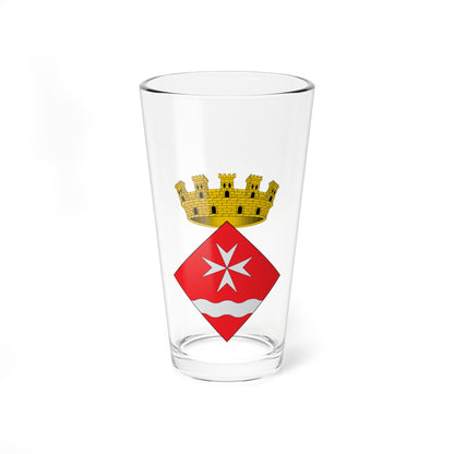 Escudo de Riba-roja dEbre (Spain) (Coat of Arms) Pint Glass 16oz