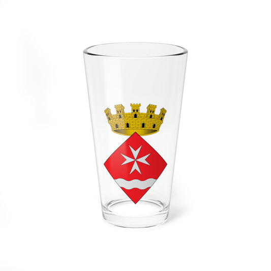 Escudo de Riba-roja dEbre (Spain) (Coat of Arms) Pint Glass 16oz