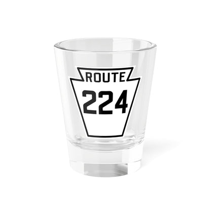 PA-224 1926 (Pennsylvania) (Road Sign) Shot Glass 1.5oz