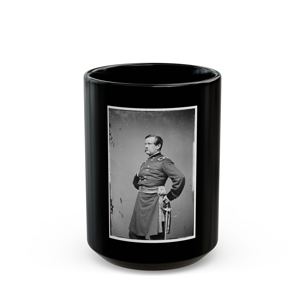 Brig. Gen. J.H. Van Allen (U.S. Civil War) Black Coffee Mug