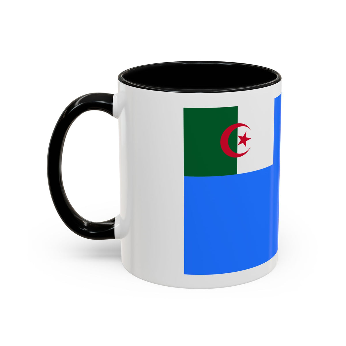 Naval Jack of Algeria - Accent Coffee Mug