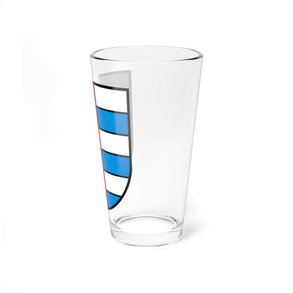 Coat of arms of Unterlunkhofen (Switzerland) (Coat of Arms) Pint Glass 16oz