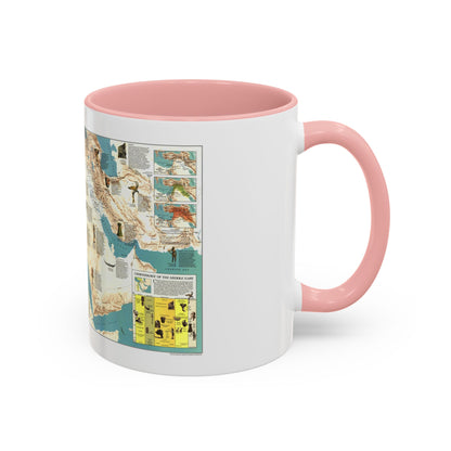 Middle East - Early Civilizations (1978) (Map) Accent Coffee Mug