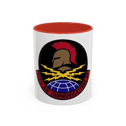 618 Air Communications Squadron AMC (U.S. Air Force) Accent Coffee Mug