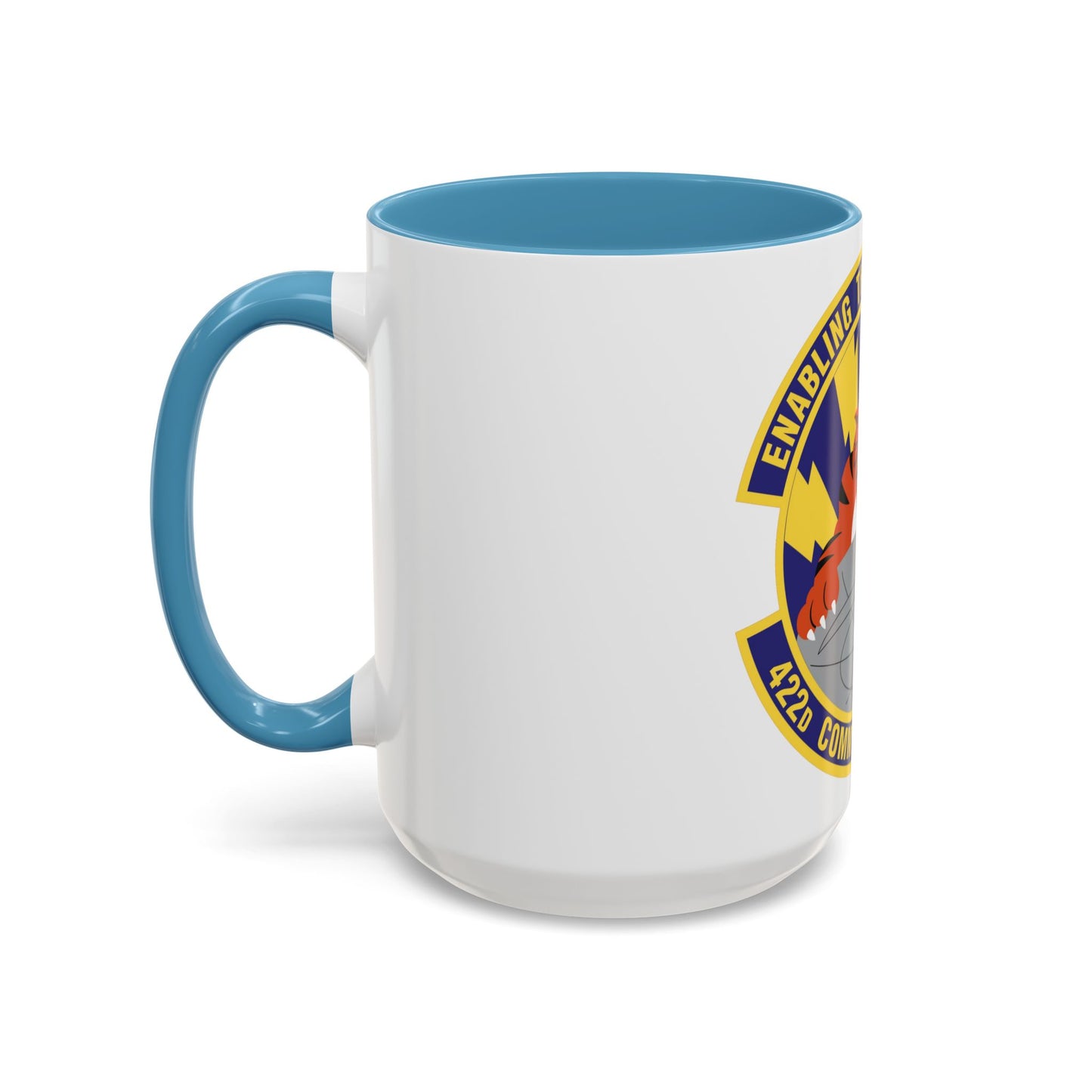 422d Communications Squadron (U.S. Air Force) Accent Coffee Mug