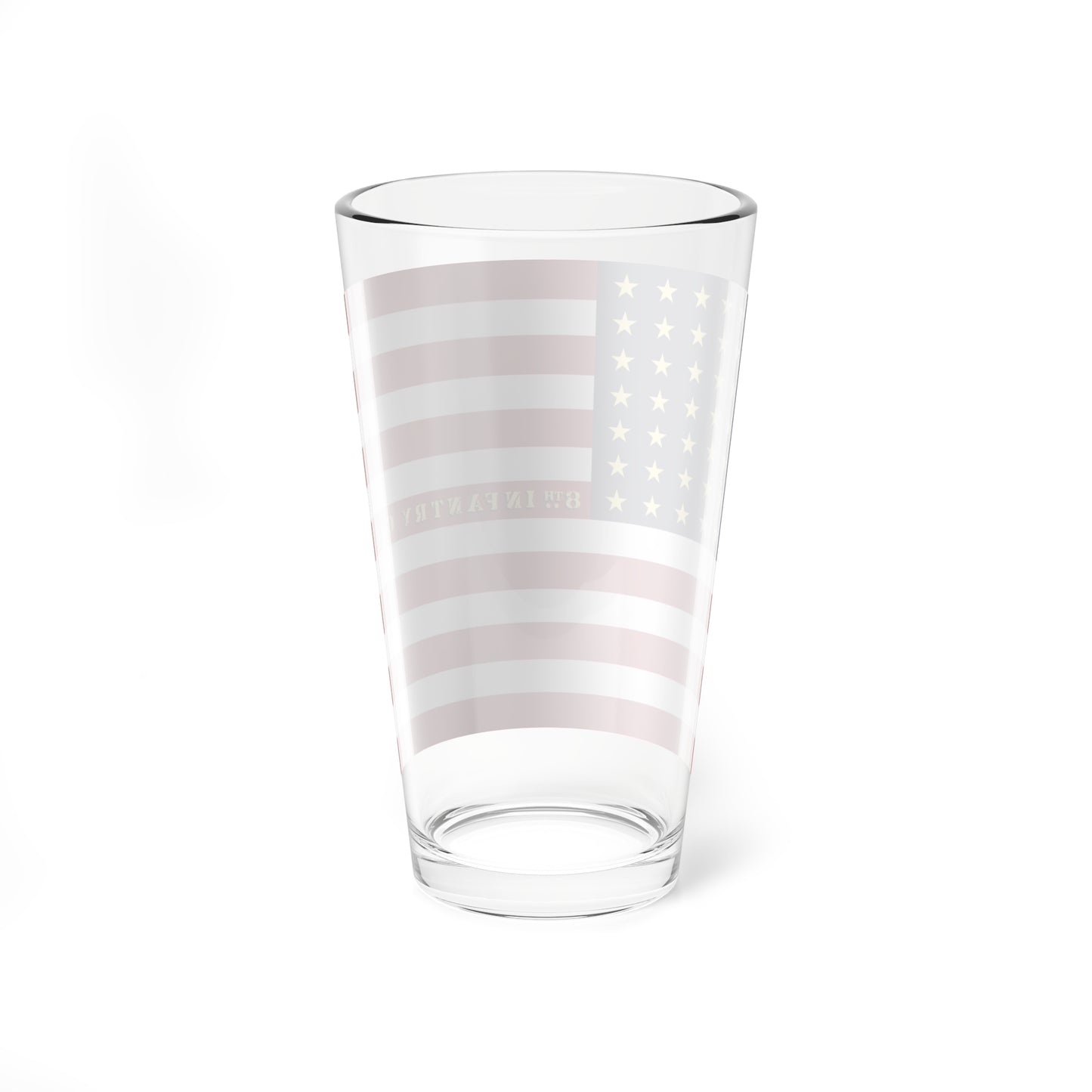 8th California Infantry Regiment flag (United States) Pint Glass 16oz