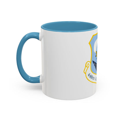 446th Airlift Wing (U.S. Air Force) Accent Coffee Mug