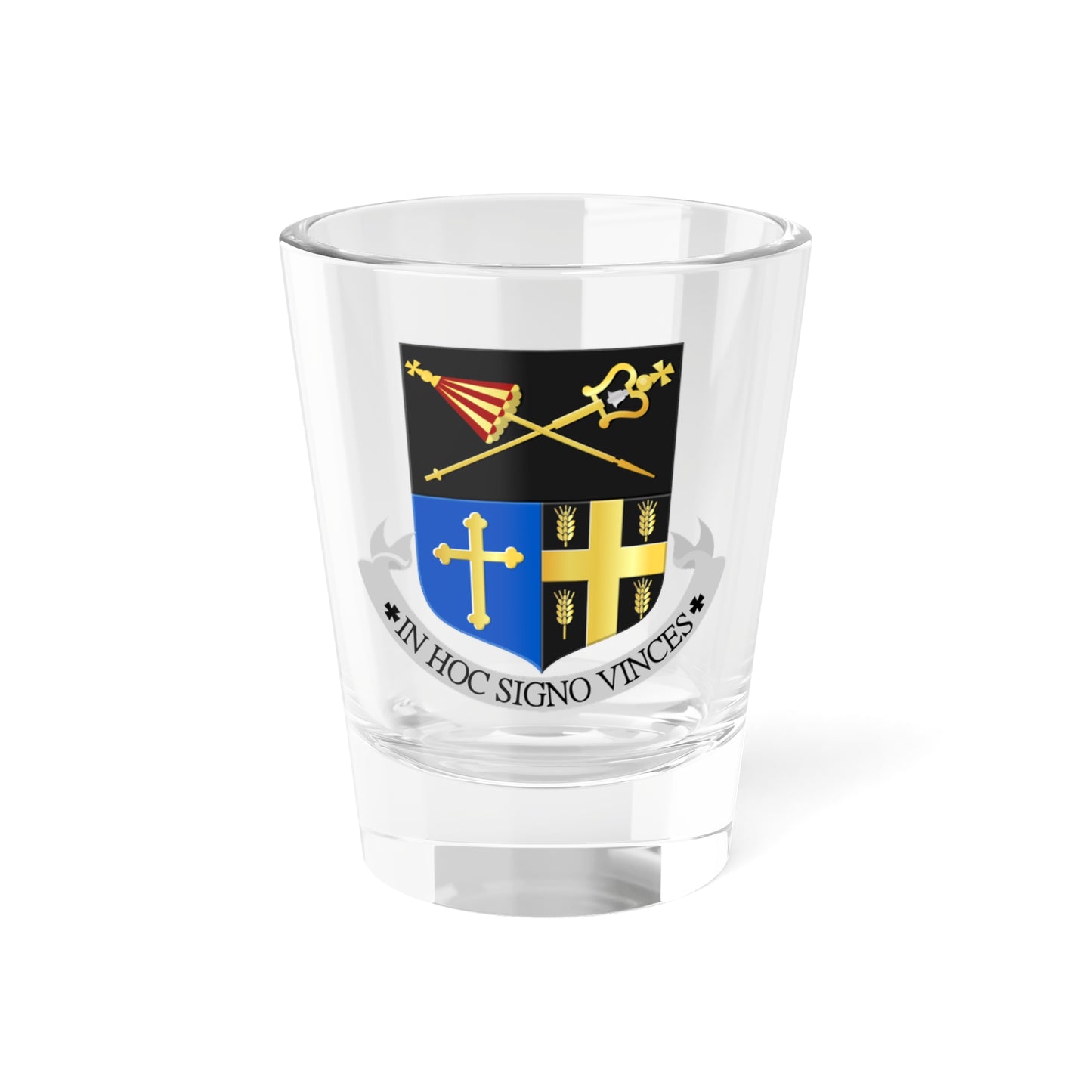H. Kruisverheffing Raalte wapen (Netherlands) (Coat of Arms) Shot Glass 1.5oz