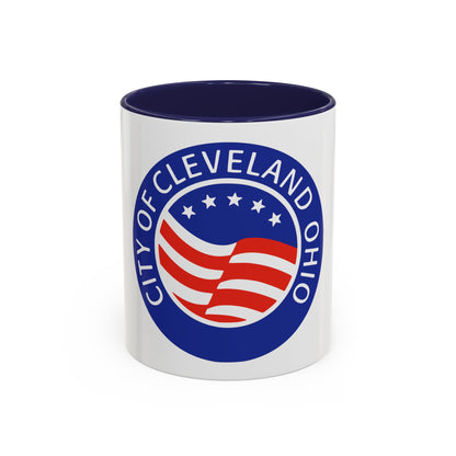 Seal of Cleveland Ohio - Accent Coffee Mug