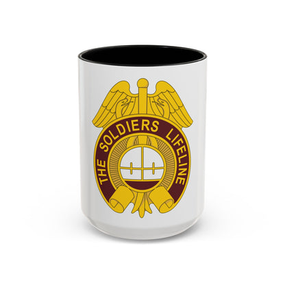 424 Medical Battalion (U.S. Army) Accent Coffee Mug