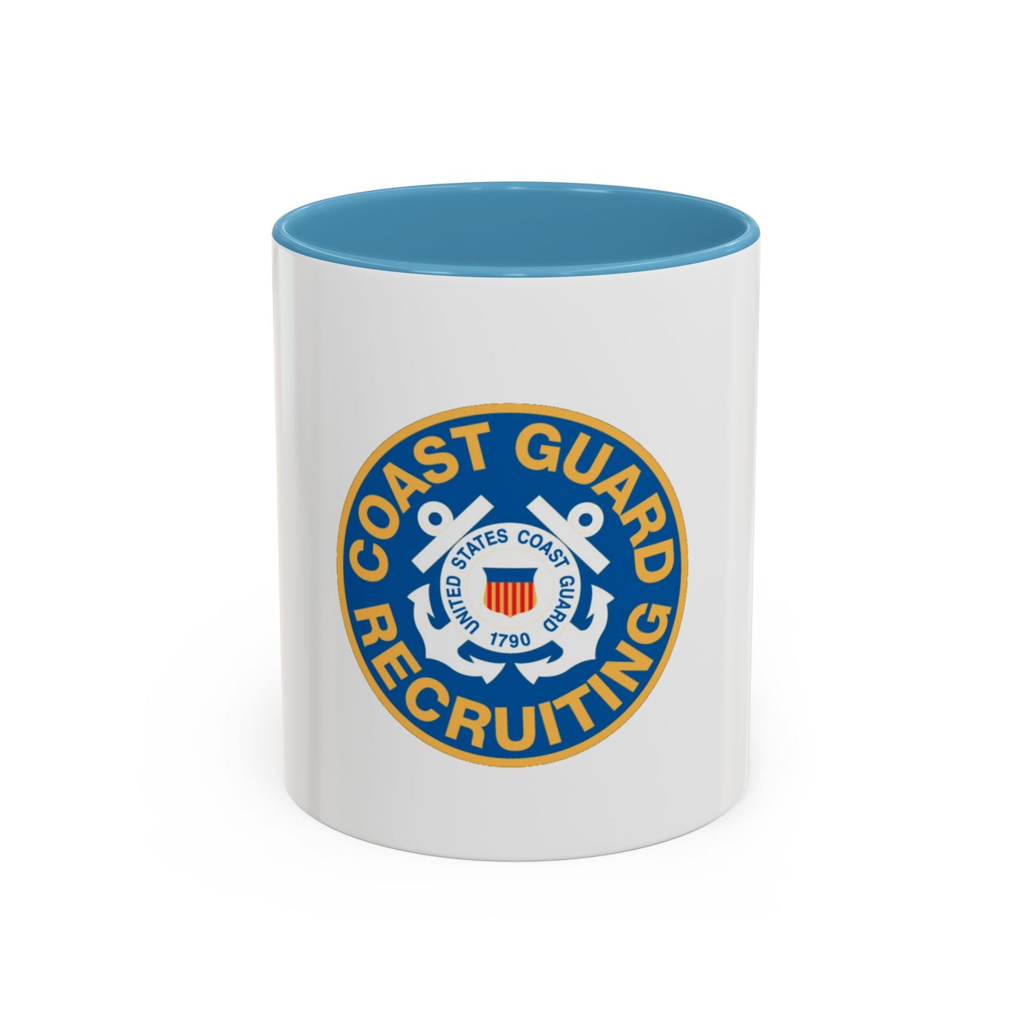 Coast Guard Recruiting (U.S. Coast Guard) Accent Coffee Mug