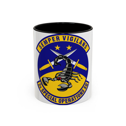 2d Special Operations Squadron (U.S. Air Force) Accent Coffee Mug