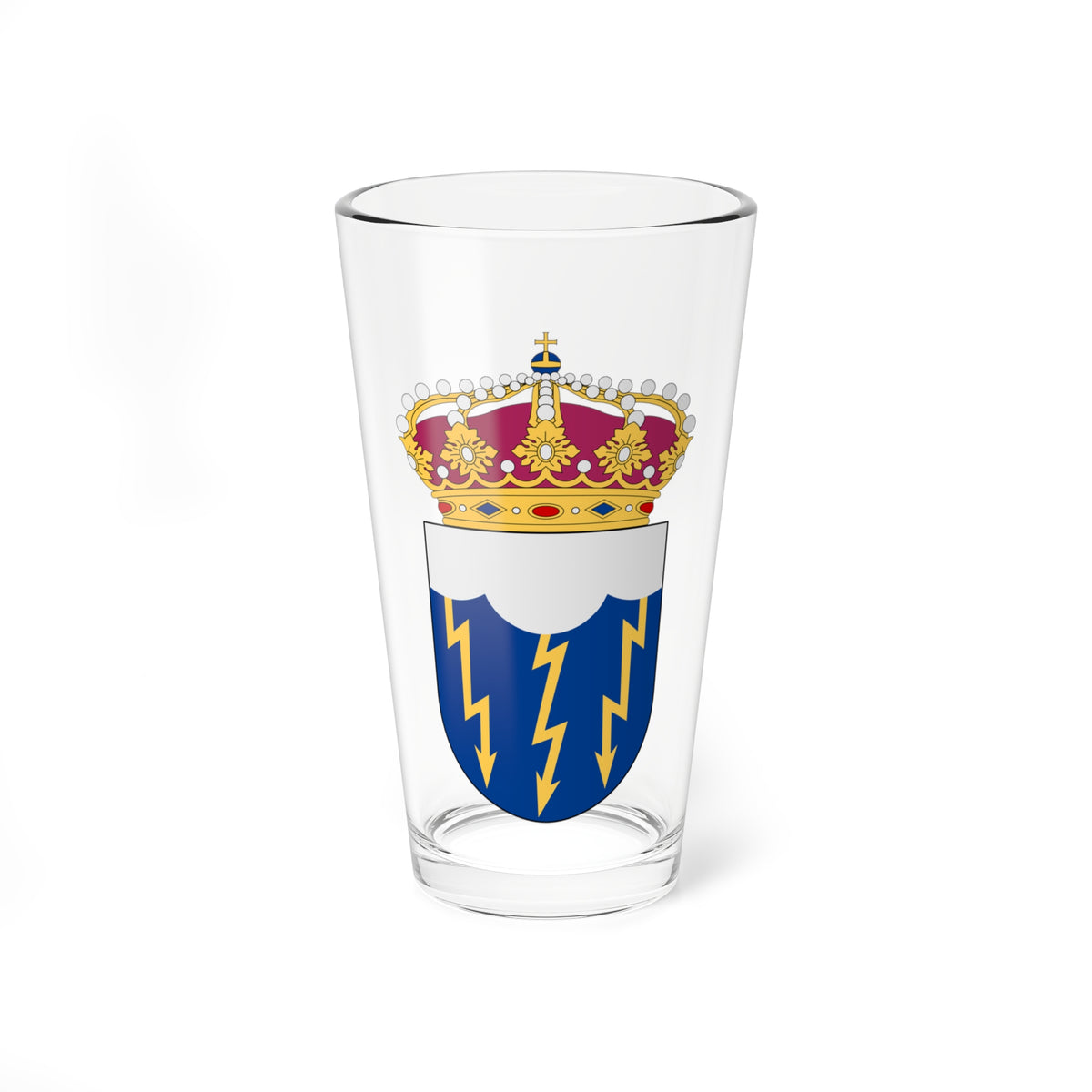 HMS Tordön vapen (Sweden) (Coat of Arms) Pint Glass 16oz